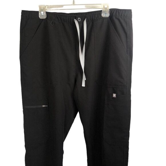 Figs Technical Collection Cairo Cargo Scrub Black Size XL Reg Length - Picture 8 of 14